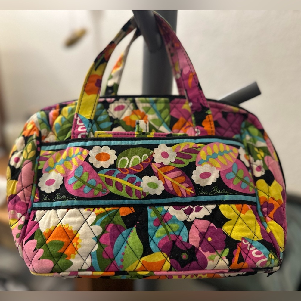 Vera Bradley Floral Patchwork Travel Bag